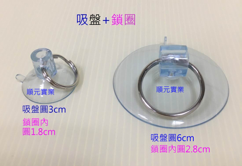 吸盤+鎖圈